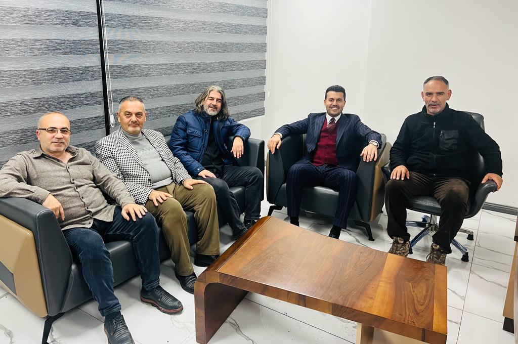 Ağrılı yerel gazeteciler, AK Parti Aday Adayı Mehmet İlidi’yi Ağırladı