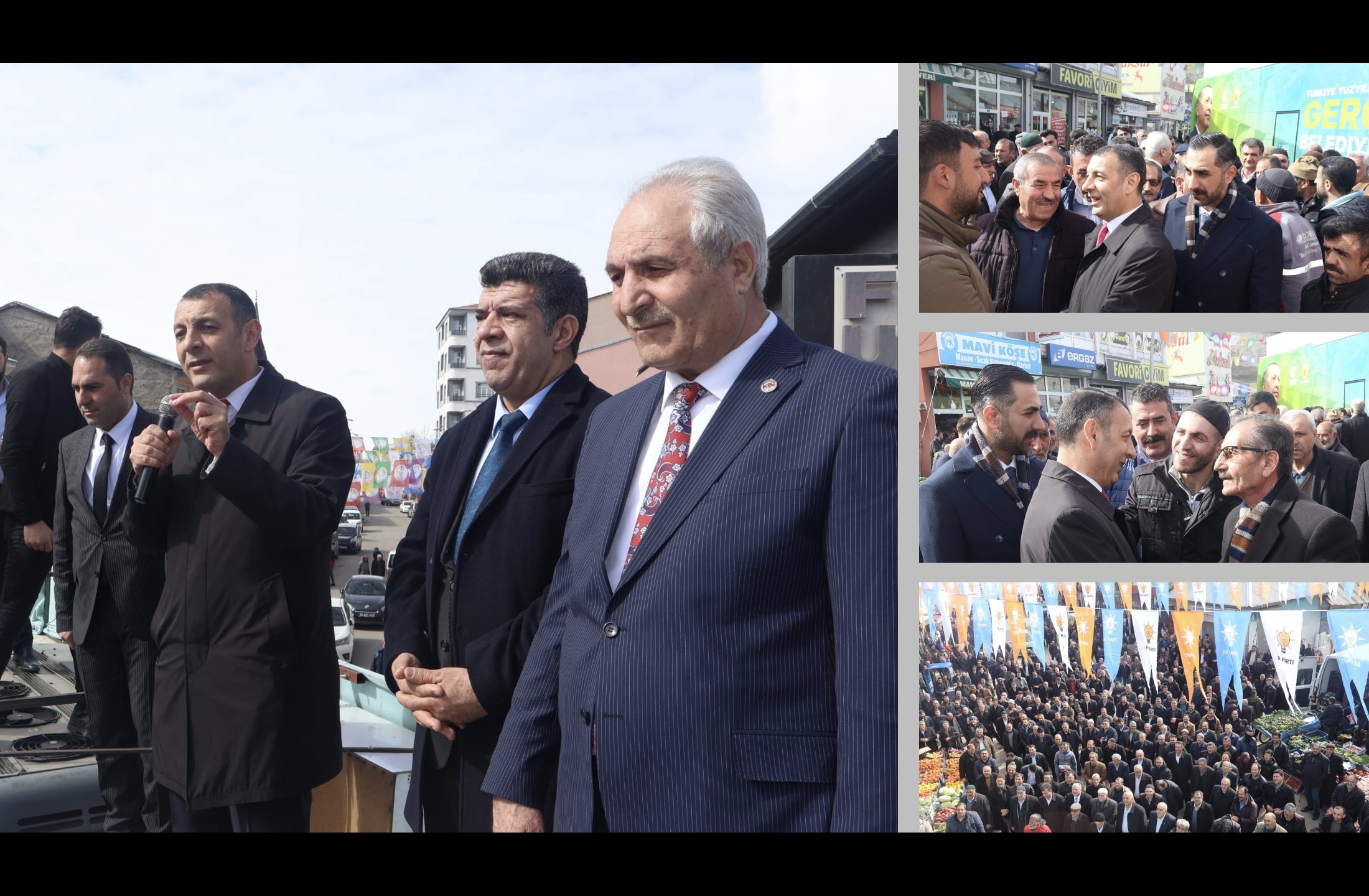 AK Parti Ağrı Belediye Başkan Adayı Aydın, yoğun ilgiyle karşılandı