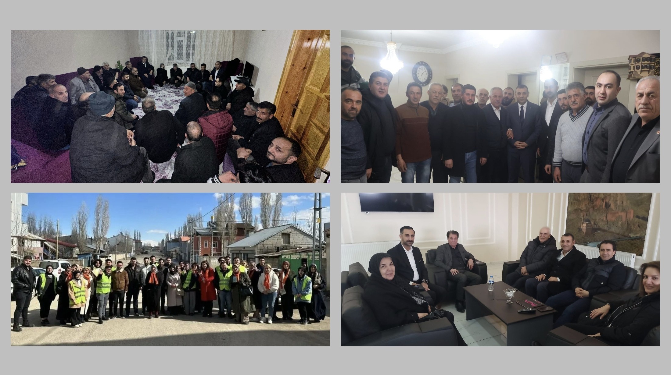AK Parti Ağrı Belediye Başkan Adayı Aydın, Ağrılı hemşerileriyle iç içe!