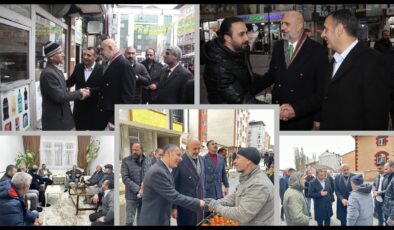 AK parti Ağrı Belediye Başkan Adayı Aydın, yılmadan çalışıyor!