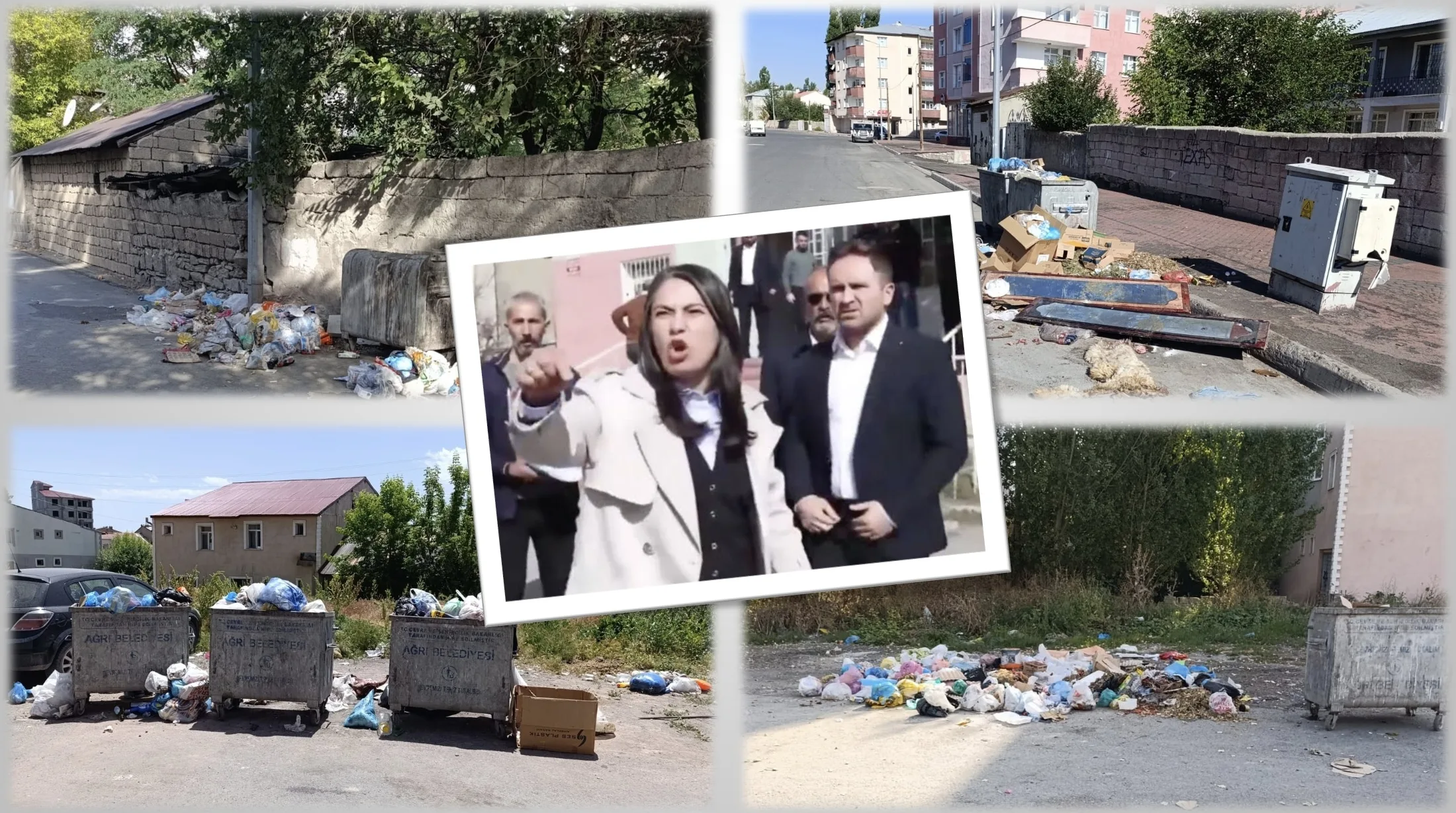 Ağrılı vatandaşlar, Ağrı Belediyesi tarafından pisliğe mahkum edildi!