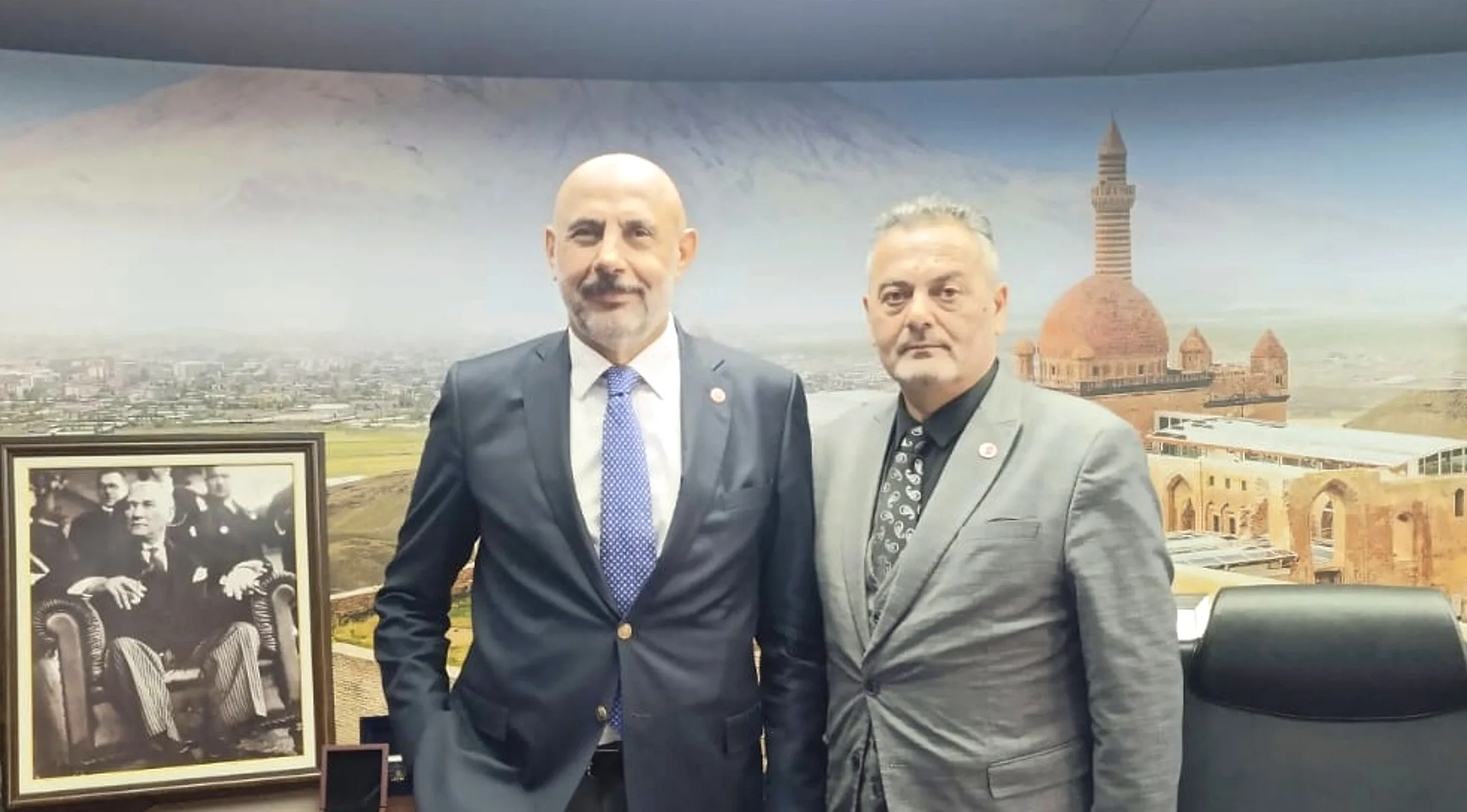 OGC Genel Başkanı Aydın’dan, Cemal Kaya’ya ziyaret
