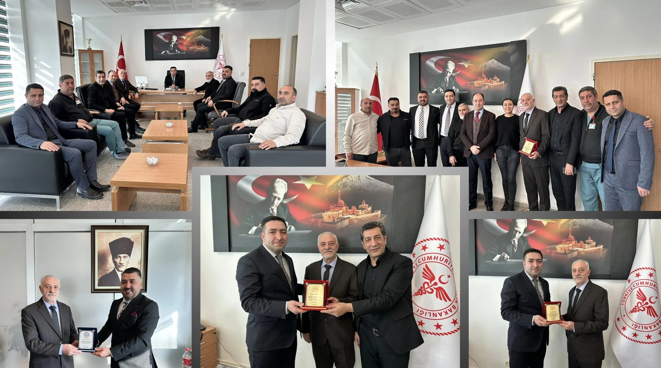 Gürsel Güneş, Ağrı Eğitim ve Araştırma Hastanesi’nden 43 yıllık vefa ile uğurlandı