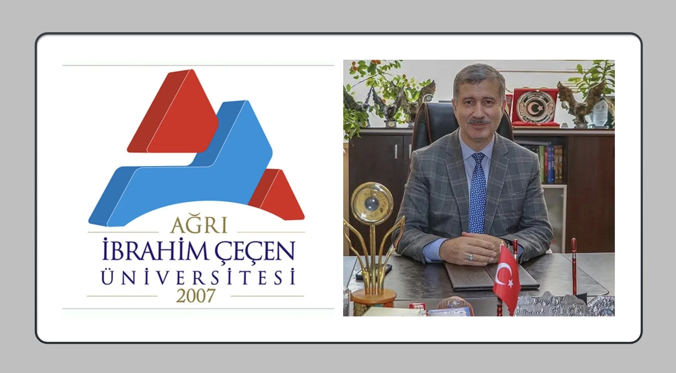 Ağrı İbrahim Çeçen Üniversitesi Rektörlüğüne Prof. Dr. İlhami Gülçin Atandı