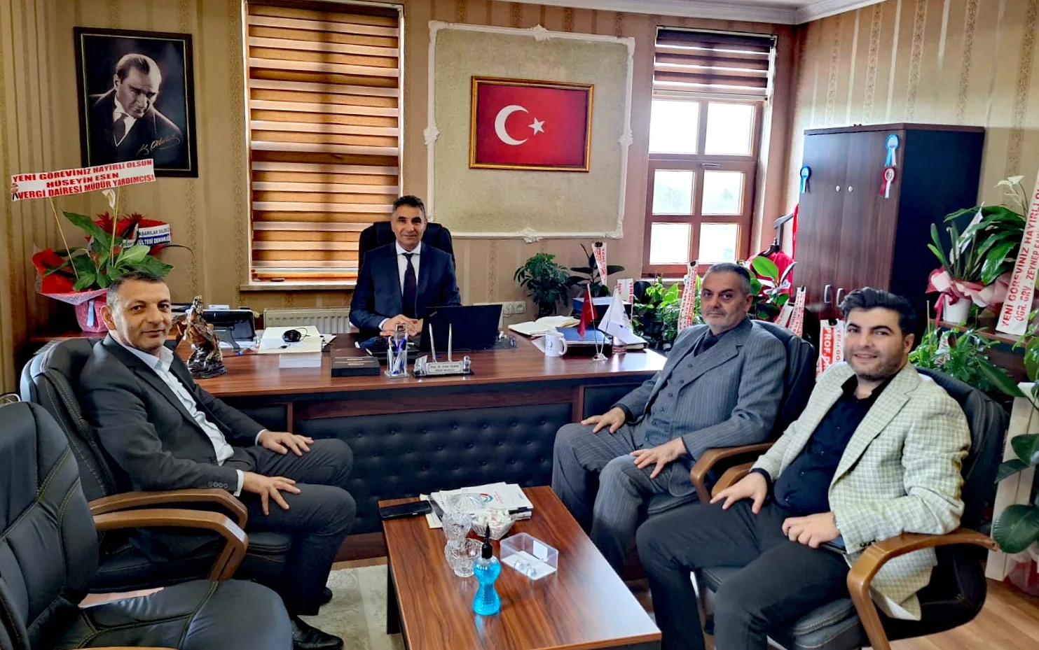 AİÇÜ Rektör Yardımcısı Prof. Dr. Erdal Yılmaz’a Hayırlı Olsun Ziyareti: Ağrı’nın Geleceği ve Üniversite-Halk Bütünleşmesi Konuşuldu
